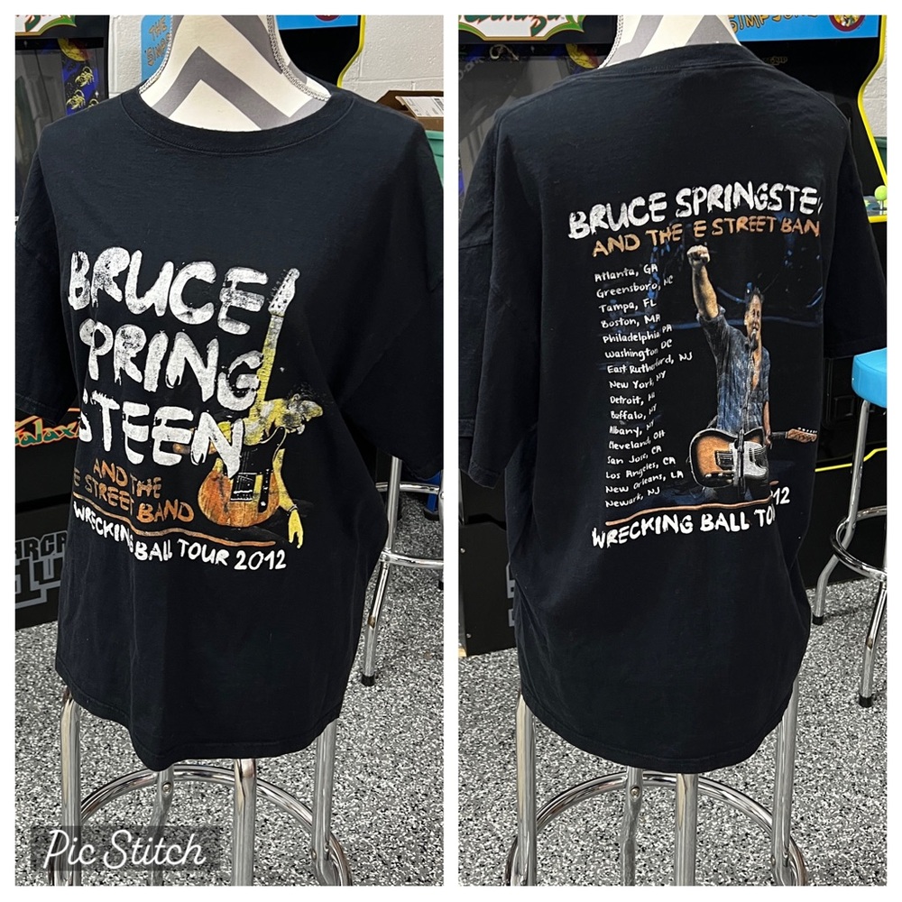 BRUCE SPRINGSTEEN 2012 tour tee